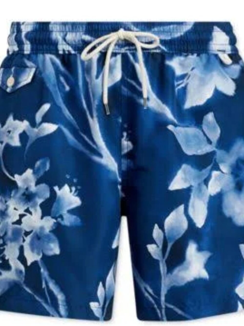 Polo Ralph Lauren Navy Blue Floral Swim Trunks